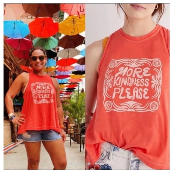 NWOT ANTHROPOLOGIE Sun Keep Twist Top Orange/Tan Medium - Picture 3 of 11